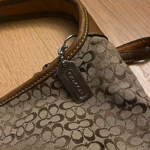 Leather Coach handbag!